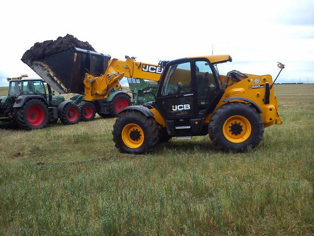 Telehandlers available for loading with muck grabs/buckets also yard sweepers.